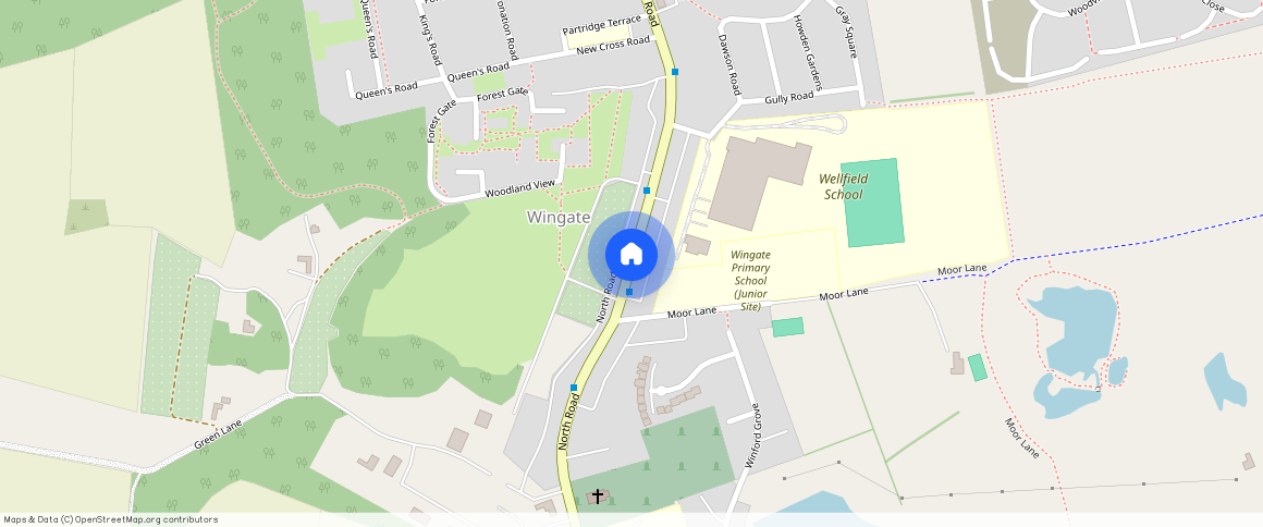 North Road West, Wingate