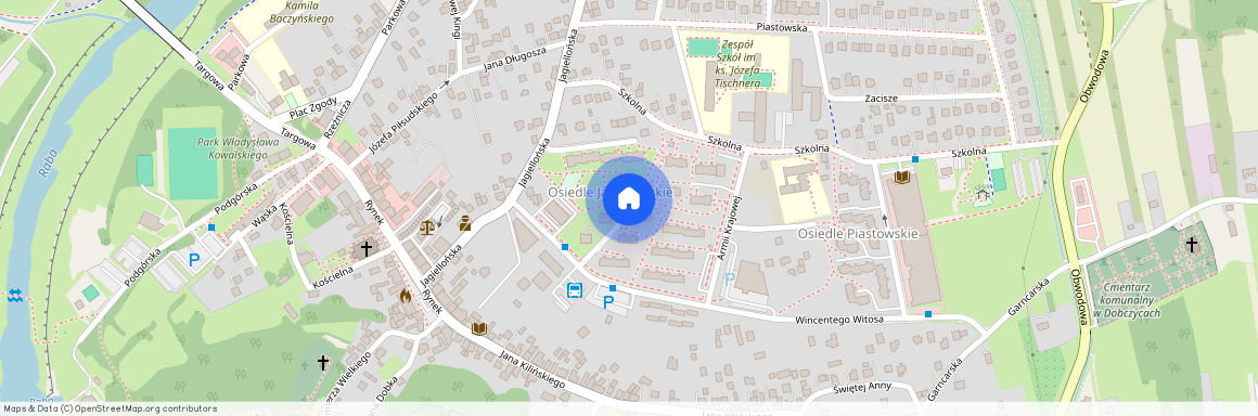 os. Jagiellońskie, Dobczyce, Dobczyce, myślenicki, małopolskie