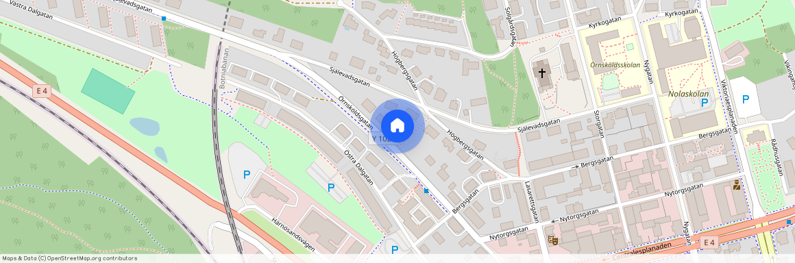 Valhalla, Örnsköldsviks distrikt, Västernorrland, Örnsköldsgatan 16 A