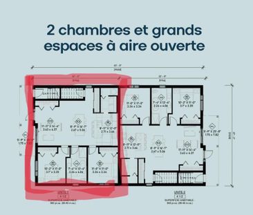 Grand Appartement Neuf, 2 chambres et 1 salle de bain - Photo 4