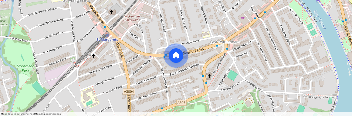 St. Margarets Road, St Margarets, London, TW1, Twickenham