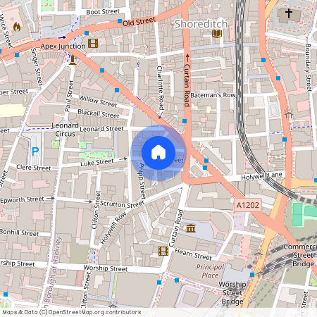 Luke Street, Shoreditch, EC2A