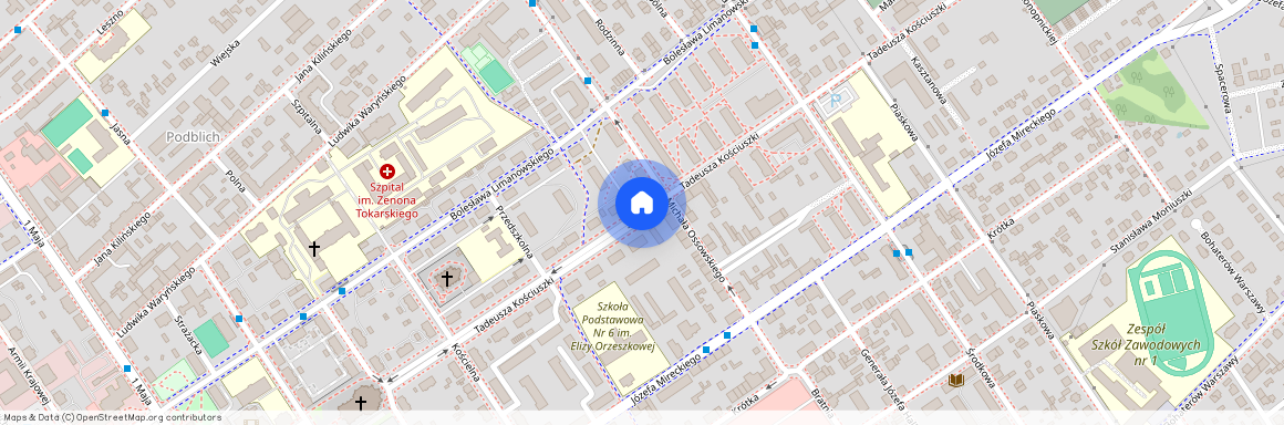 ul. Tadeusza Kościuszki, Żyrardów, żyrardowski, mazowieckie