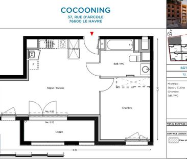 Location Appartement 2 pièces 42m² LE HAVRE 76600 - Photo 5