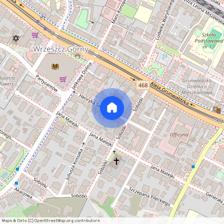 Henryka Sienkiewicza, Gdańsk, Wrzeszcz Górny