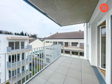 Geförderte 2-Zimmer-Wohnung mit Tiefgaragenparkplatz und Balkon in Gallspach. Erstbezug! - Foto 4