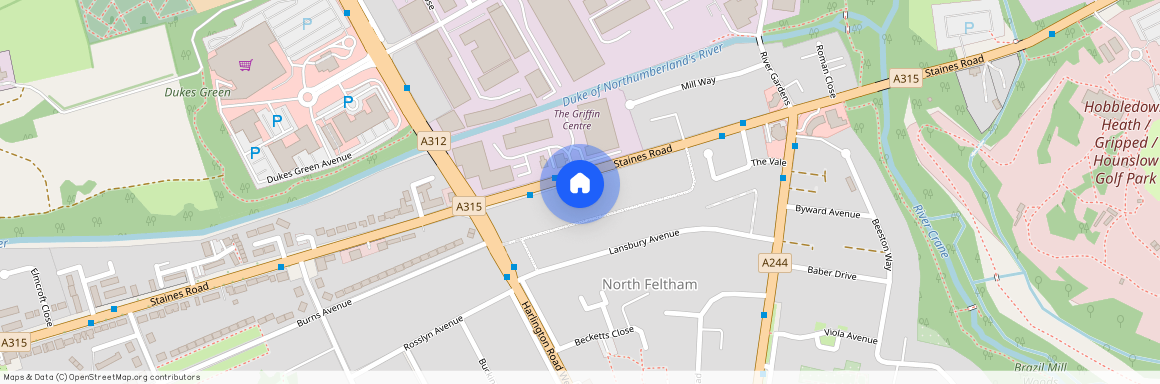 Staines Road, Feltham, Middlesex, TW14