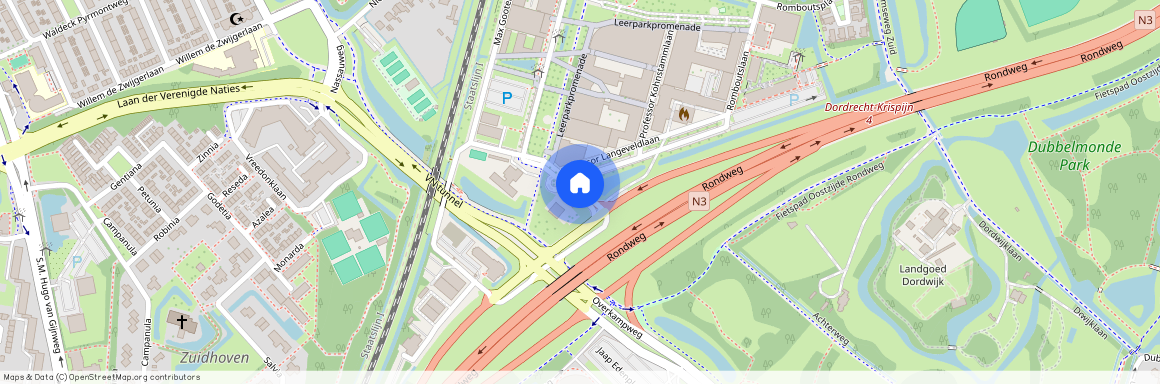 Maria Montessorilaan en omgeving, 3312 KW, Leerparkpromenade, Dordrecht