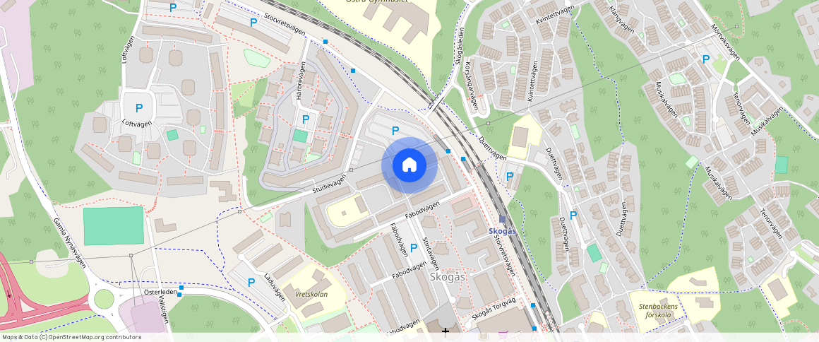 Fäbodvägen 16, Skogås