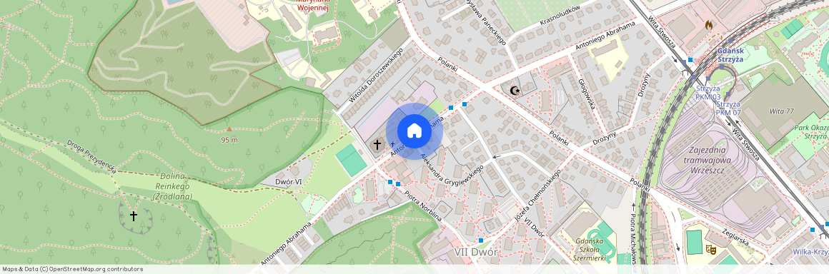 ul. Antoniego Abrahama, VII Dwór, Gdańsk, pomorskie