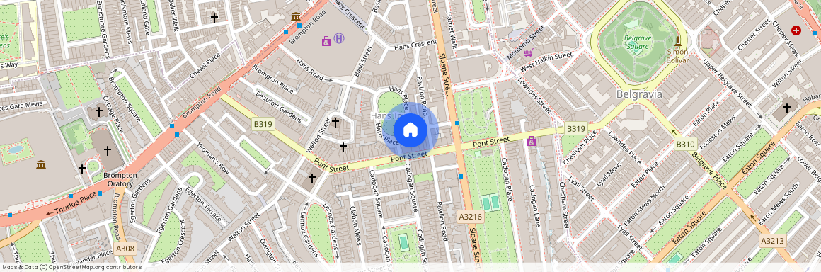 Hans Place, Knightsbridge, London