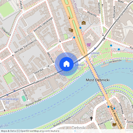 ul. gen. Tadeusza Kościuszki, Zwierzyniec, Zwierzyniec, Kraków, małopolskie