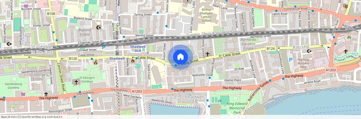 Chamberlain House, Cable Street, Shadwell, Whitechapel, London, E1 0AL