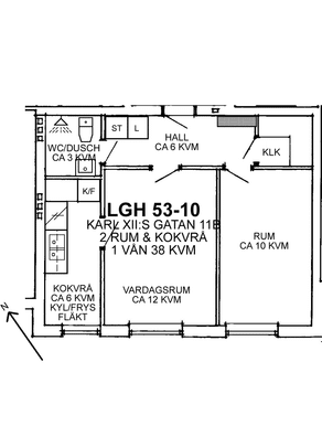Karl XIIsgatan 11 B, Ystad - Foto 1