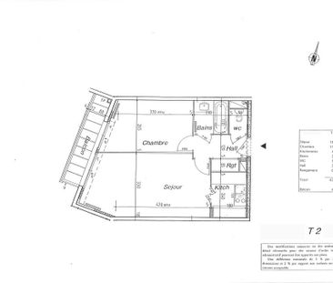 Appartement T2 à louer - 43 m² - Photo 2