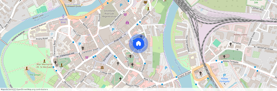 19 Watergate Mansions, St Marys Place, Shrewsbury, SY1 1DW