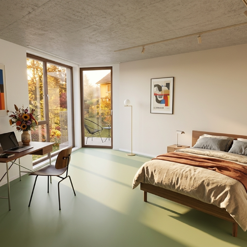 Moderne 1.5-Zimmer-Neubauwohnung mit grosser Terrasse in Zürich-Affoltern - Photo 1
