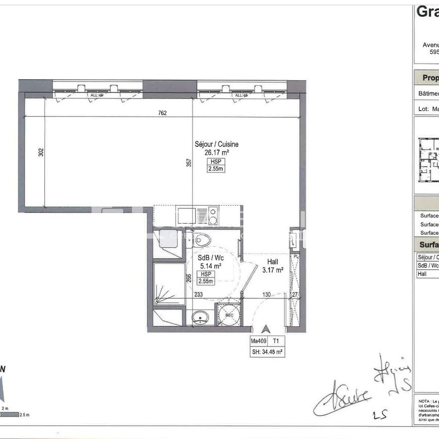 Location Appartement 1 pièce 34m² MARQUETTE LEZ LILLE 59520 - Photo 1
