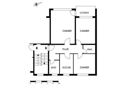 Schöne Wohnung sucht Mieter: interessante 3-Zimmer-Wohnung - Foto 2