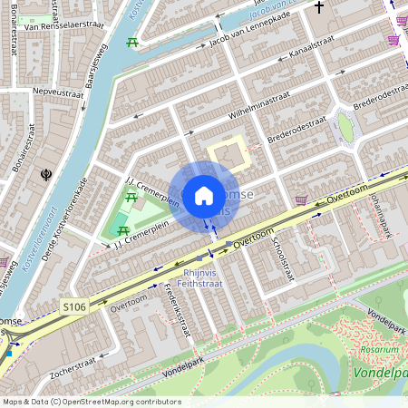 Overtoomse Sluis, 1054 TW, Rhijnvis Feithstraat, Amsterdam