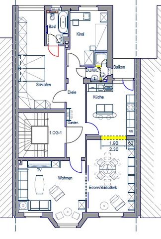 4-Raumwohnung mit Balkon in Duisburg-Neudorf - Foto 4