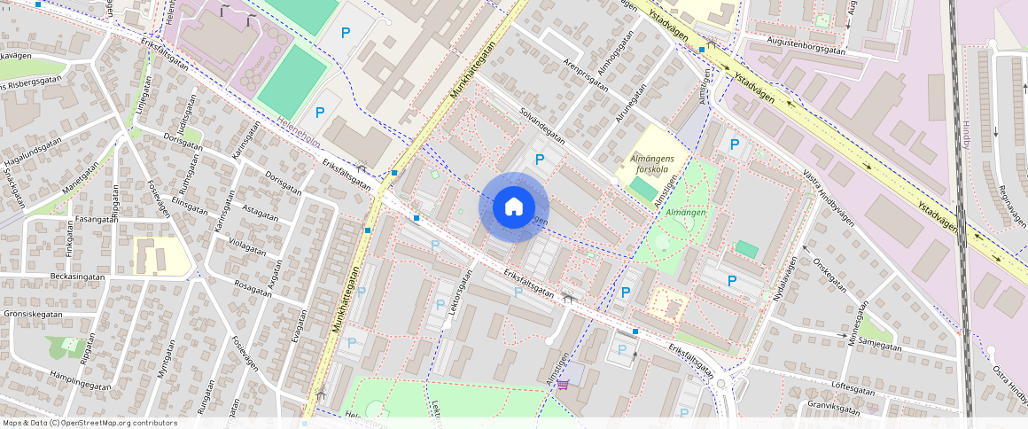 Rödkullastigen, Malmö