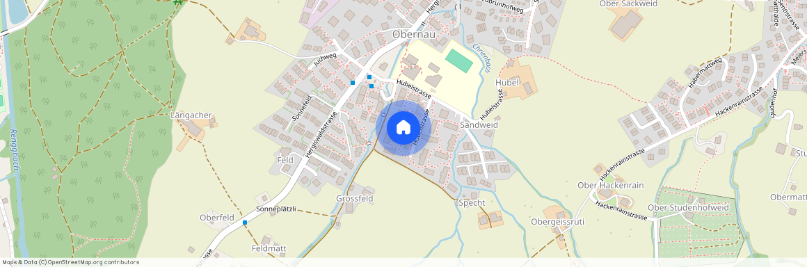 Hubelstrasse 18, 6012 Obernau, Lageplan