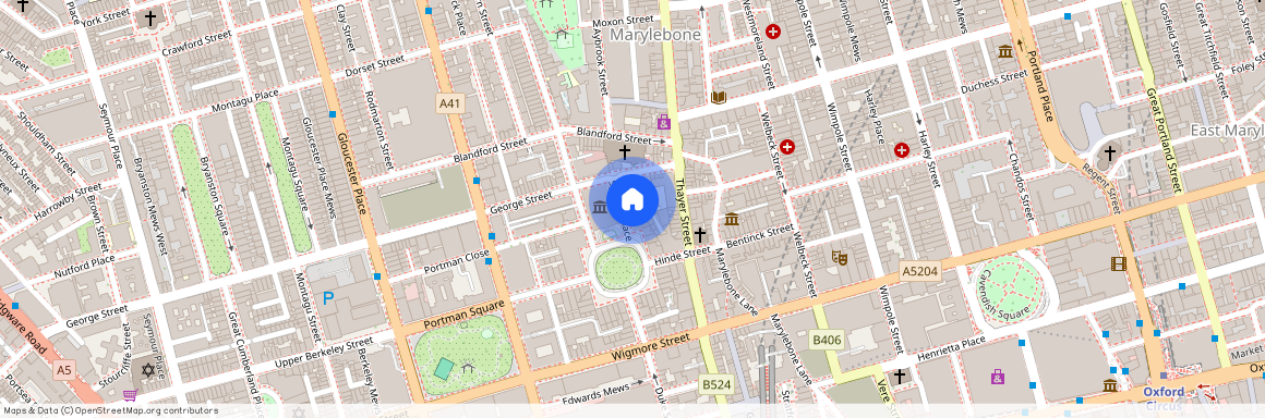 Spanish Place, Marylebone, London, W1U