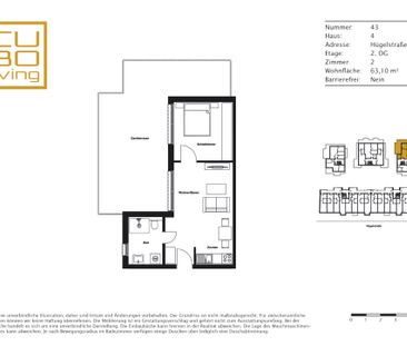 Modern geschnittene 2-Zimmer-Wohnung mit EBK - Photo 4