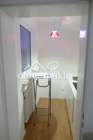 Ruhe in der Stadt: möbli 42m²-Apartment mit Küche, Bad, Flur, direkt am Rhein. gute Parkmöglichkeit - Foto 2