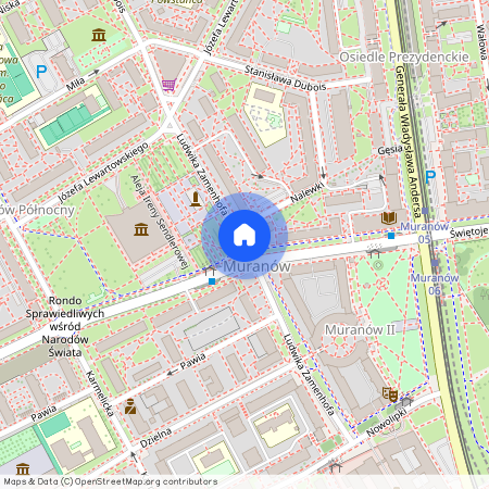 ul. Ludwika Zamenhofa, Muranów, Śródmieście, Warszawa, mazowieckie