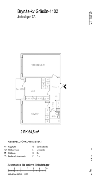 Jarlavägen 7 A, våning 2 - Foto 2