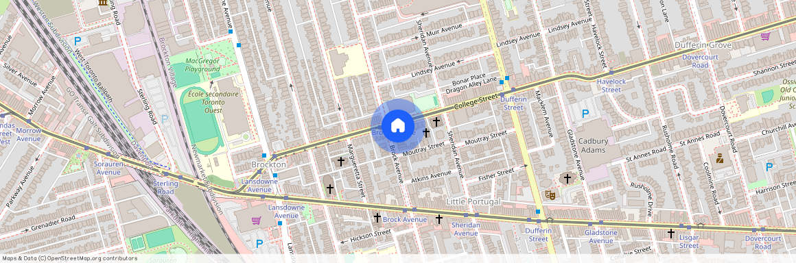 1205 College Street Unit# Apt 1, Toronto