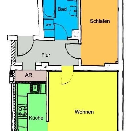 WunderschÃ¶ne Wohnung mit groÃem Balkon und Tageslichtbad in Pirna! - Foto 1