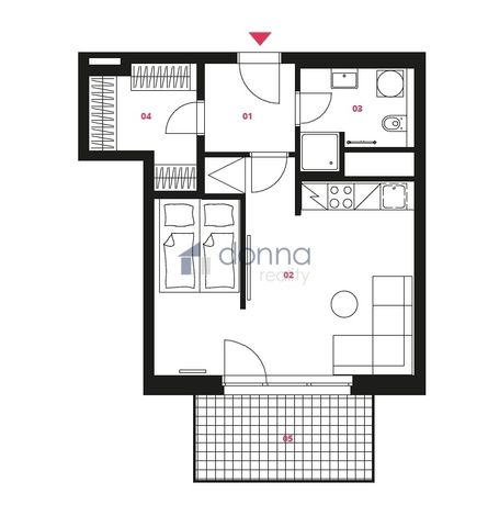Apartment for rent, 1+KK - Studio, 44m - Photo 2