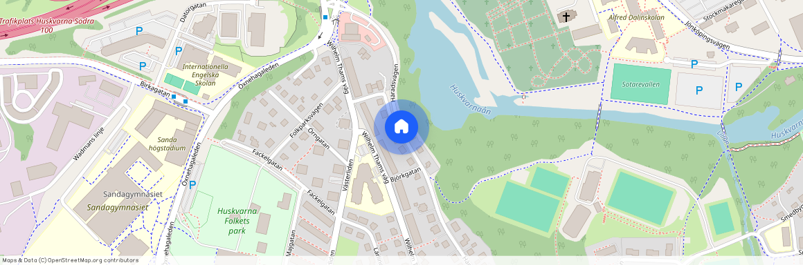 Häradsvägen, Huskvarna