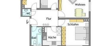 Moderne 4-Zimmer-Wohnung in Mülheim-Saarn - Foto 1