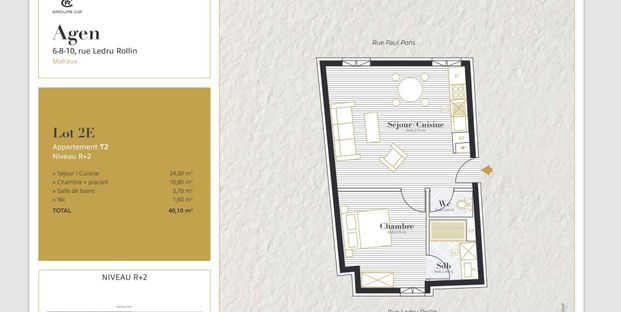 location Appartement T2 DE 40.1m² À AGEN - Photo 1