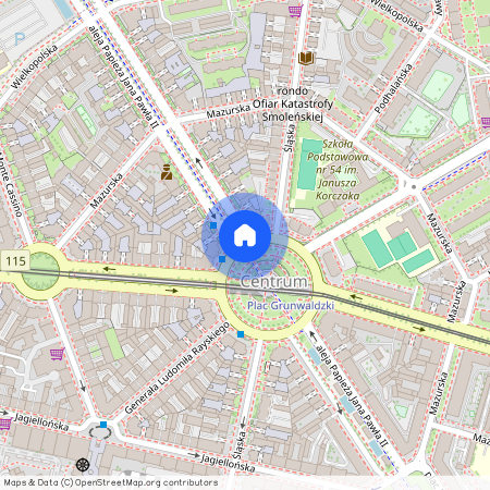 Szczecin, Centrum, pl. Grunwaldzki