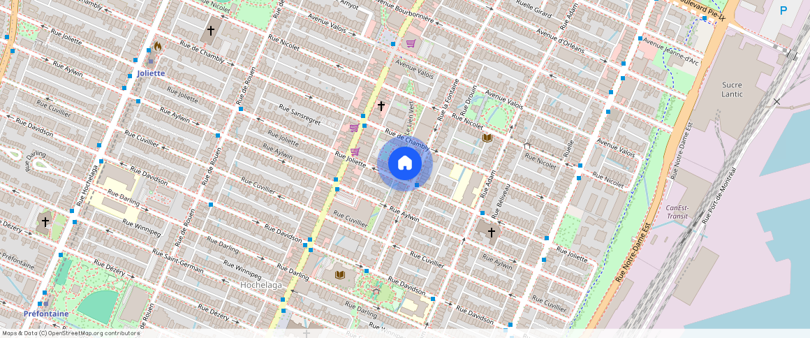 ** Rue la Fontaine, Mercier-Hochelaga-Maisonneuve, Mercier-Hochelaga-Maisonneuve, Ile de Montréal, H1W 3K5