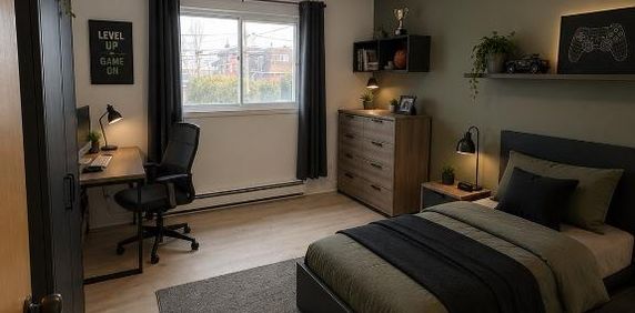 Grand 5 ½ fraîchement peinturé, libre immédiatement! Beloeil 354-5 - Photo 2