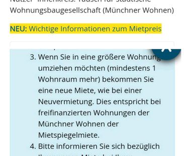 Tauschwohnung gewofag gwg Neue Regelungen - Photo 1