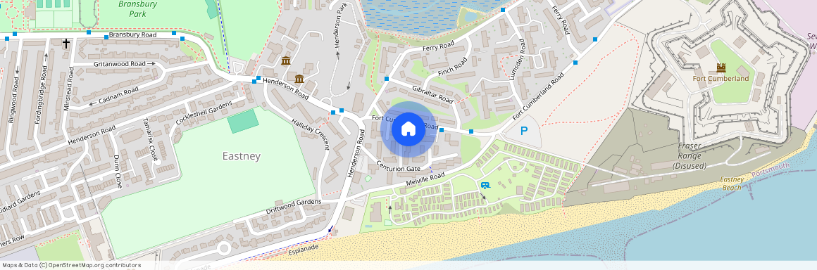 Fort Cumberland Road, Southsea