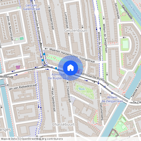 Admiraal De Ruijterweg 60 1, Noord-Holland, 1056 GL, Amsterdam