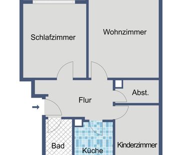 3-Zimmer-Wohnung mit Balkon! - Foto 1