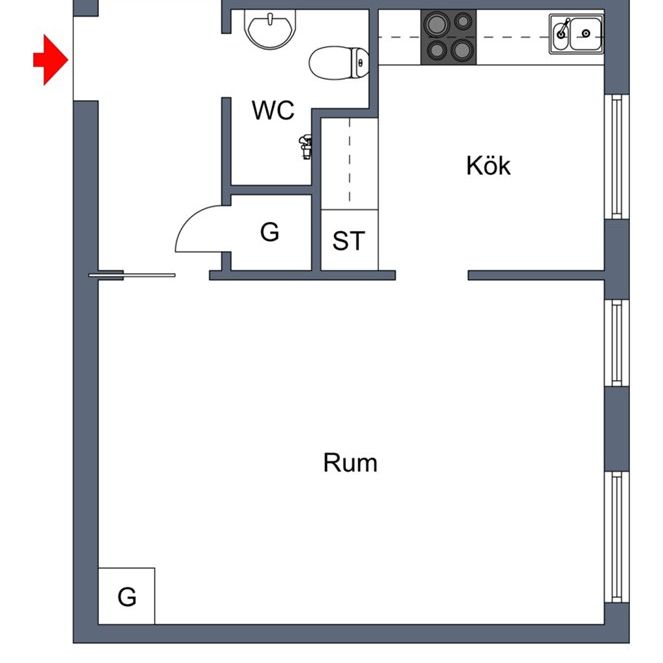 Fridhemsvägen 2 B - Foto 2