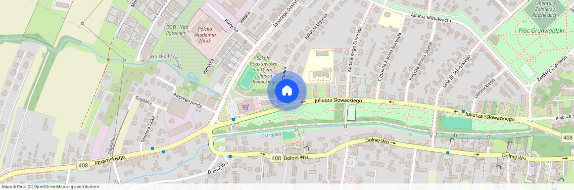 ul. Juliusza Ligonia, Wójtowa Wieś, Gliwice, śląskie