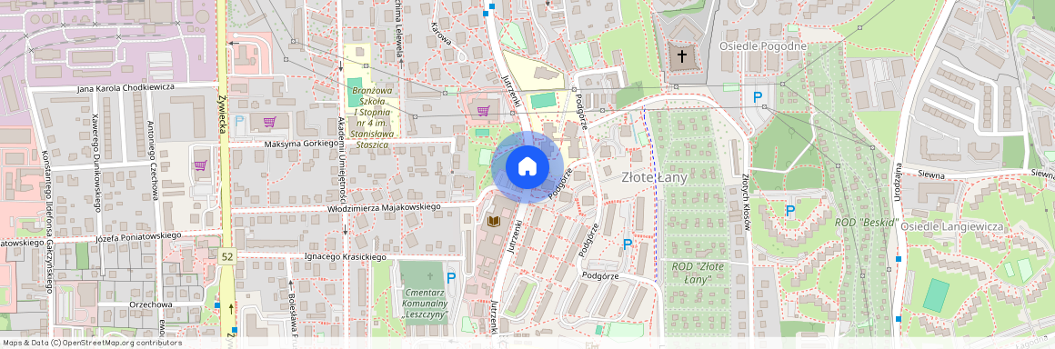 ul. Jutrzenki, Złote Łany, Bielsko-Biała, śląskie