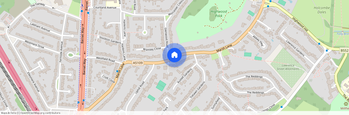 Marsh Lane, London NW7