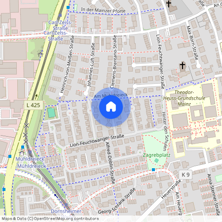 Lion-Feuchtwanger-Str., 55129, Lion-Feuchtwanger-Str.    Mainz